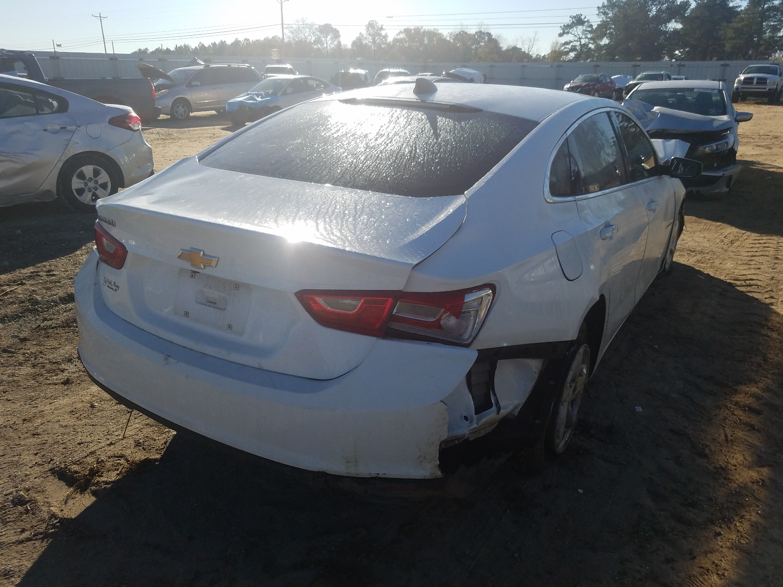 Photo 4 from auction – 2017 CHEVROLET MALIBU LS with VIN 1G1ZB5ST1HF198076