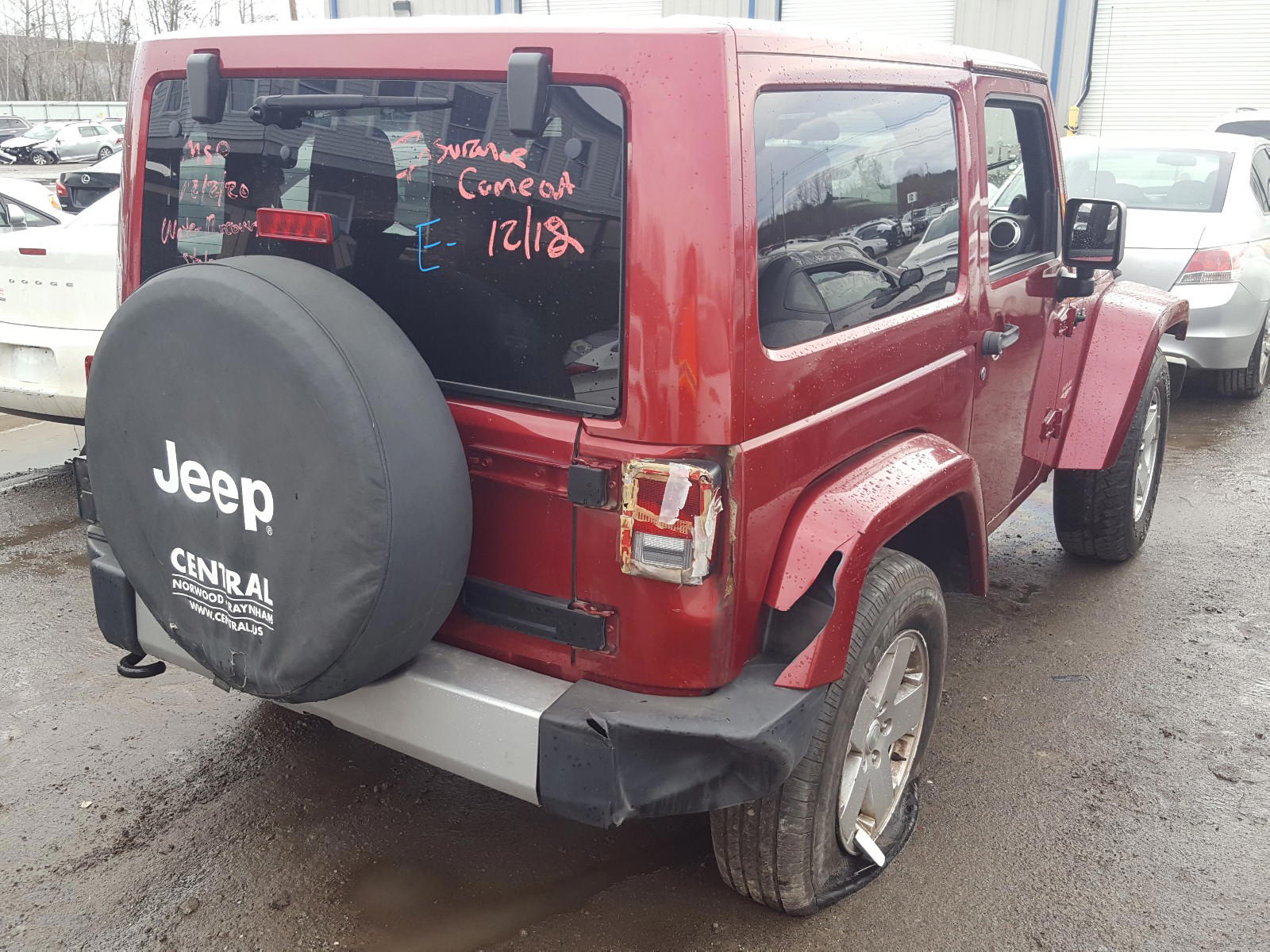 Photo 4 from auction – 2011 JEEP WRANGLER S with VIN 1J4AA5D15BL571982