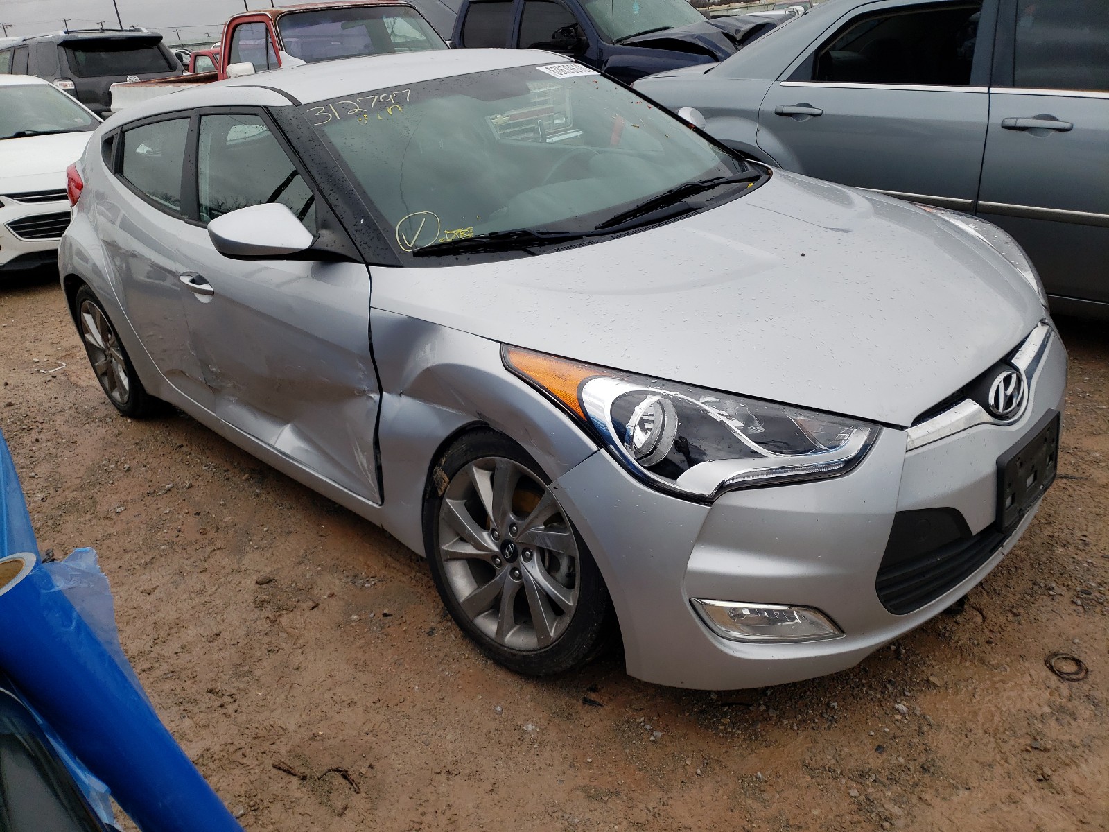 Photo 9 from auction – 2017 HYUNDAI VELOSTER with VIN KMHTC6AD4HU312797