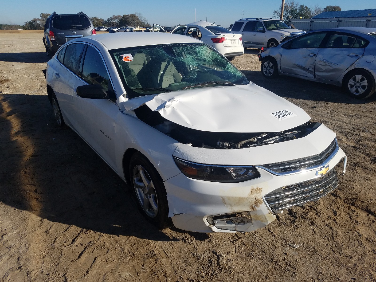 Photo 1 from auction – 2017 CHEVROLET MALIBU LS with VIN 1G1ZB5ST1HF198076