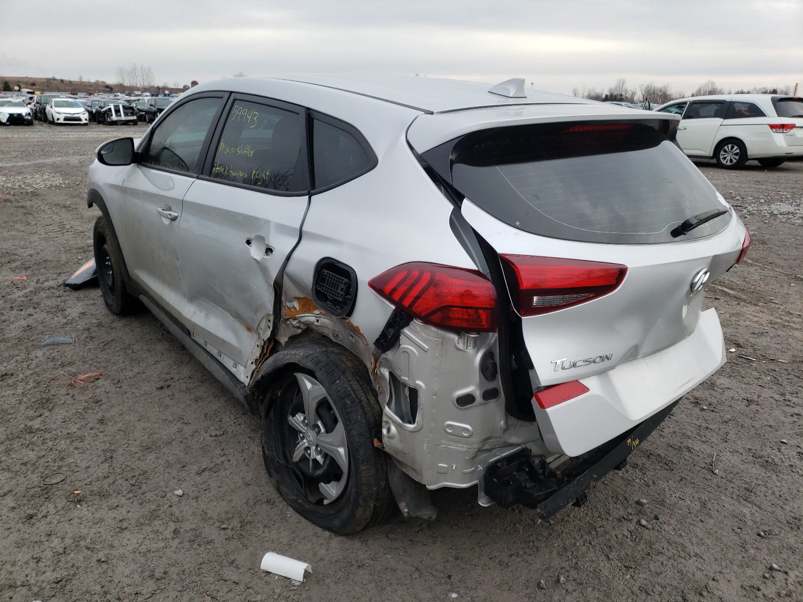 Photo 3 from auction – 2019 HYUNDAI TUCSON SE with VIN KM8J2CA42KU855596