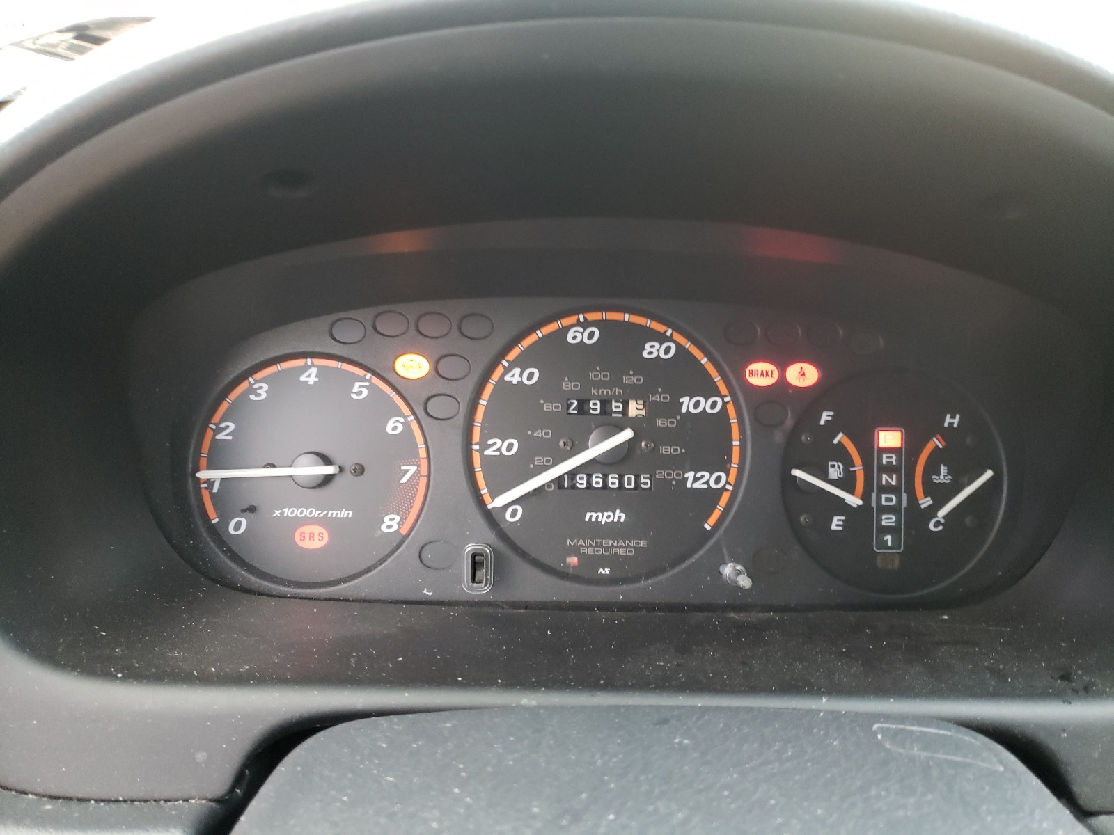Photo 8 from auction – 2001 HONDA CR-V EX with VIN JHLRD18601C003428