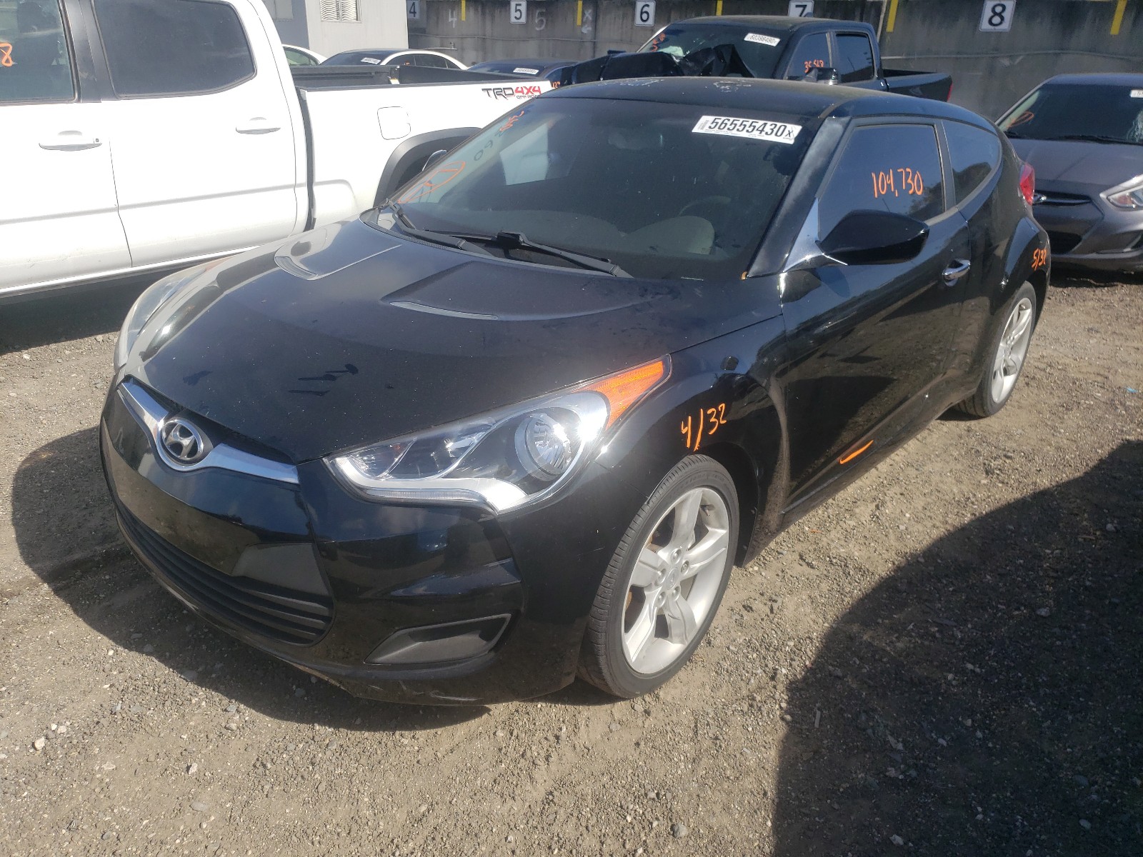 Photo 2 from auction – 2012 HYUNDAI VELOSTER with VIN KMHTC6ADXCU051149