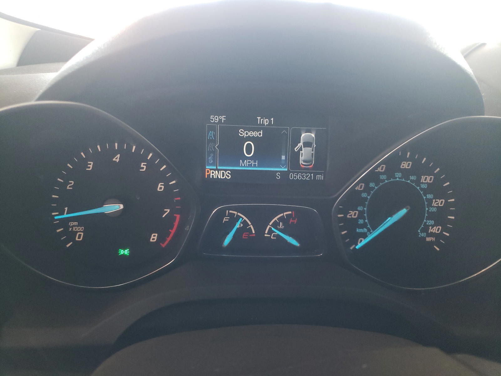 Photo 8 from auction – 2014 FORD ESCAPE SE with VIN 1FMCU9G95EUD19285