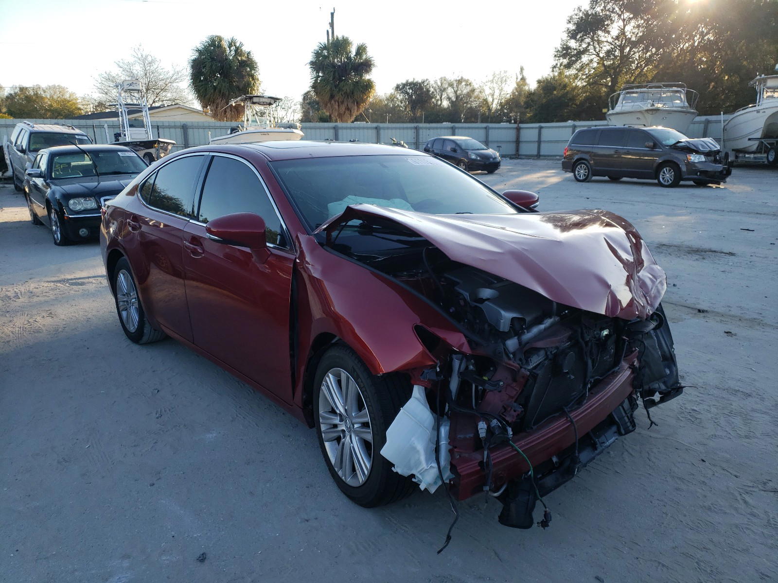 LEXUS ES 350 2015 with VIN JTHBK1GG1F2202028 - Photo from auction