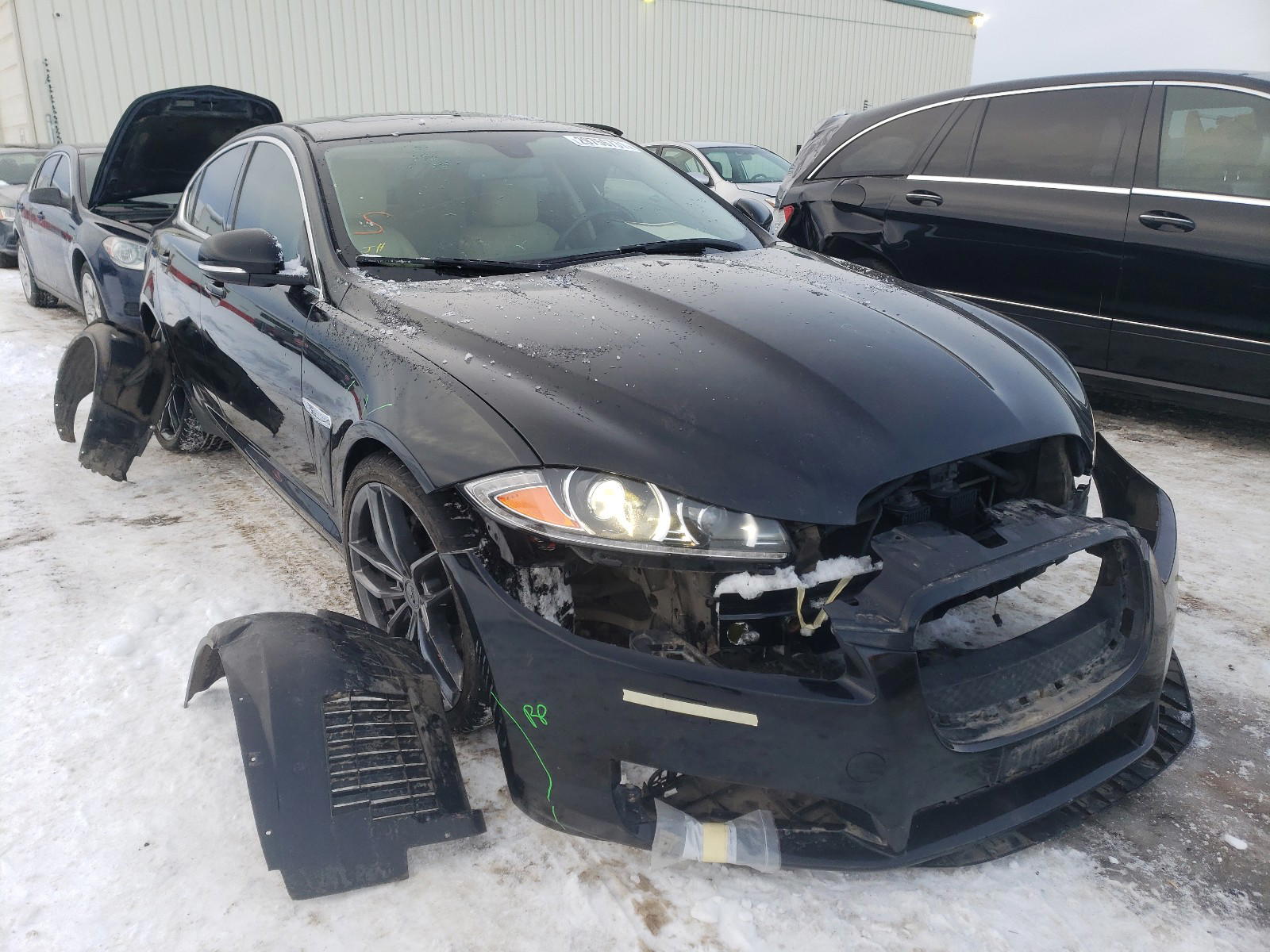 JAGUAR XF 2015 with VIN SAJXA0ESXFPU54568 - Photo from auction