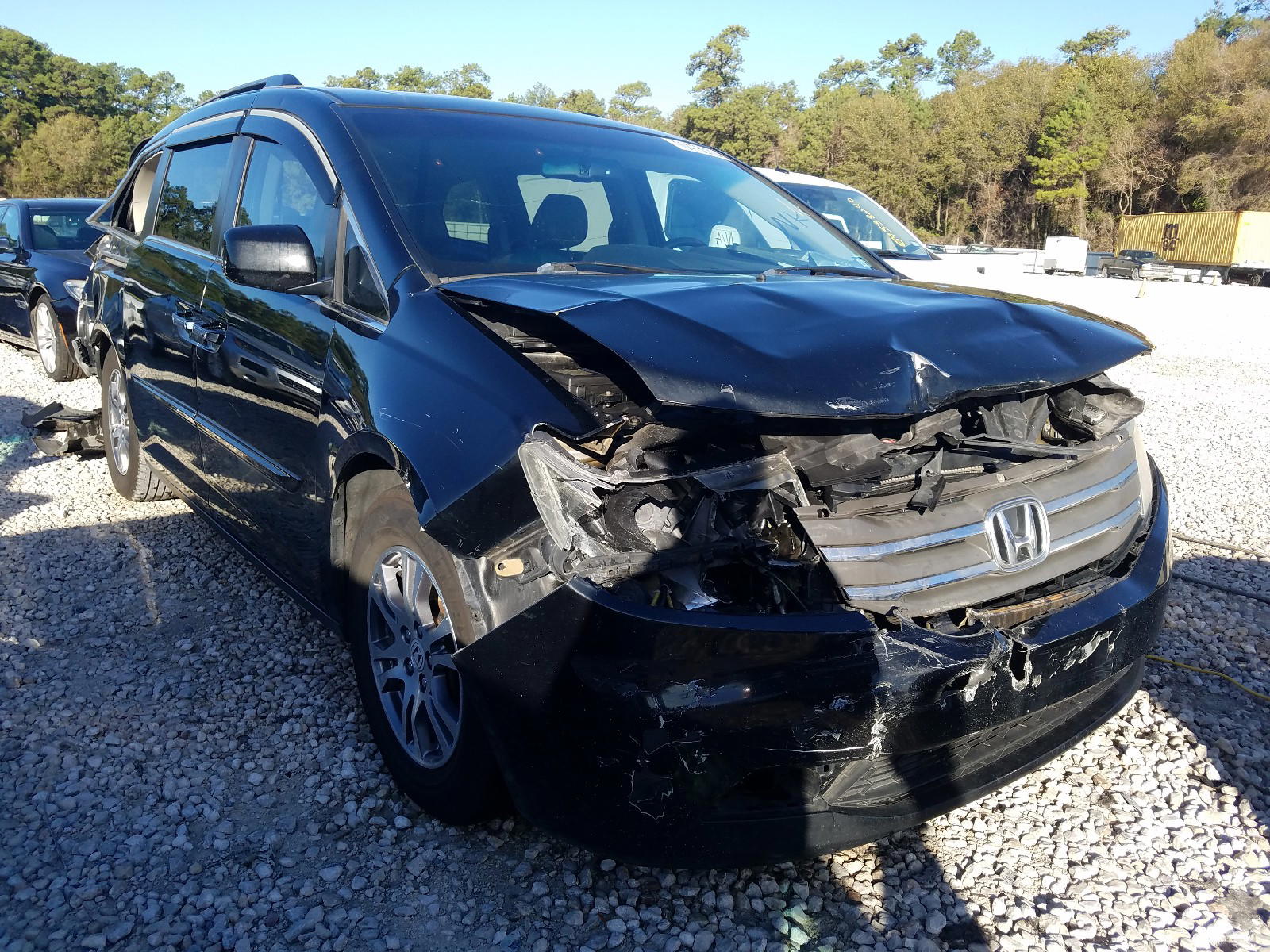 HONDA ODYSSEY EX 2011 with VIN 5FNRL5H64BB093632 - Photo from auction