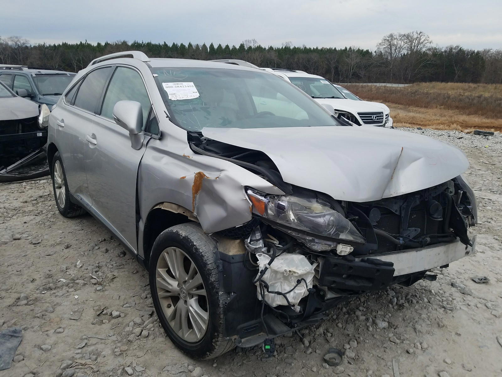 LEXUS RX 450 2011 with VIN JTJBC1BA2B2039723 - Photo from auction