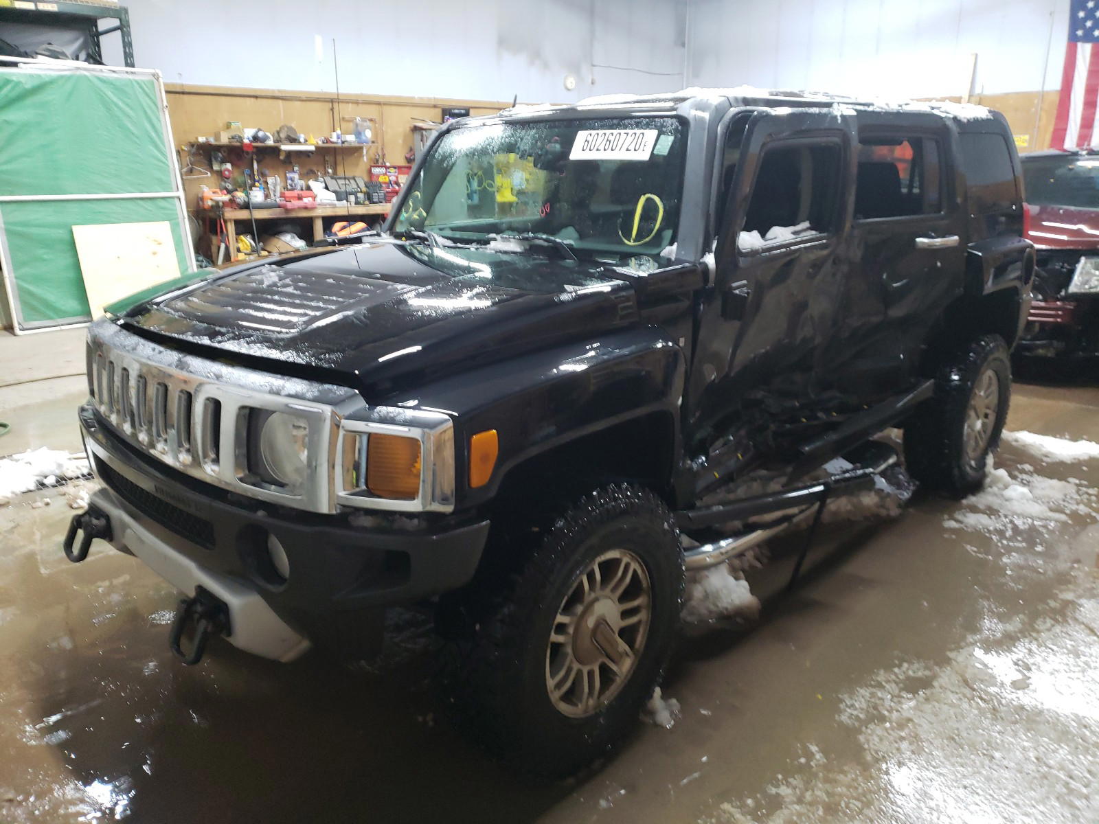 Photo 2 from auction – 2008 HUMMER H3 with VIN 5GTEN13E088120150