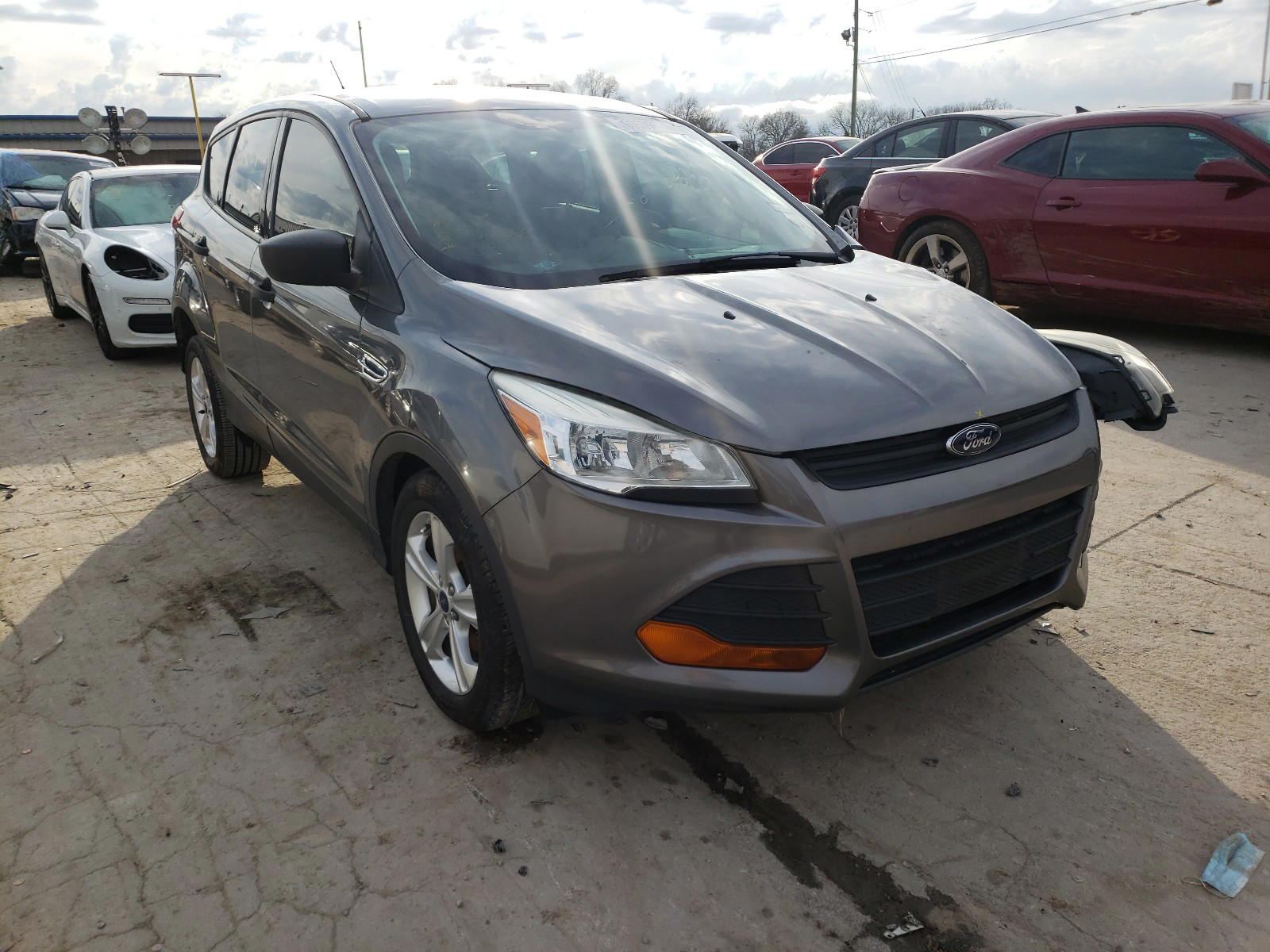 FORD ESCAPE S 2014 with VIN 1FMCU0F73EUE38674 - Photo from auction