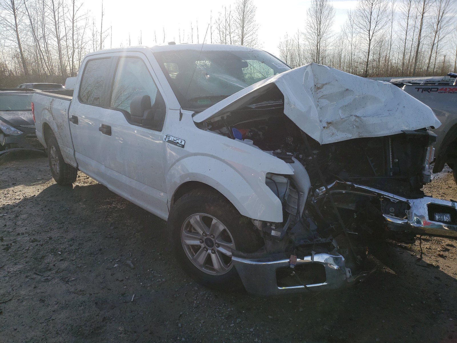 FORD F150 SUPER 2018 with VIN 1FTFW1E56JFC32197 - Photo from auction