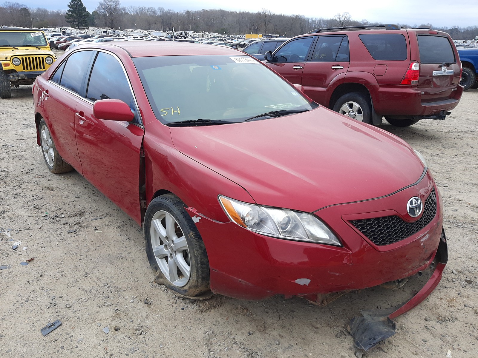 TOYOTA CAMRY LE 2007 with VIN 4T1BK46K27U033602 - Photo from auction