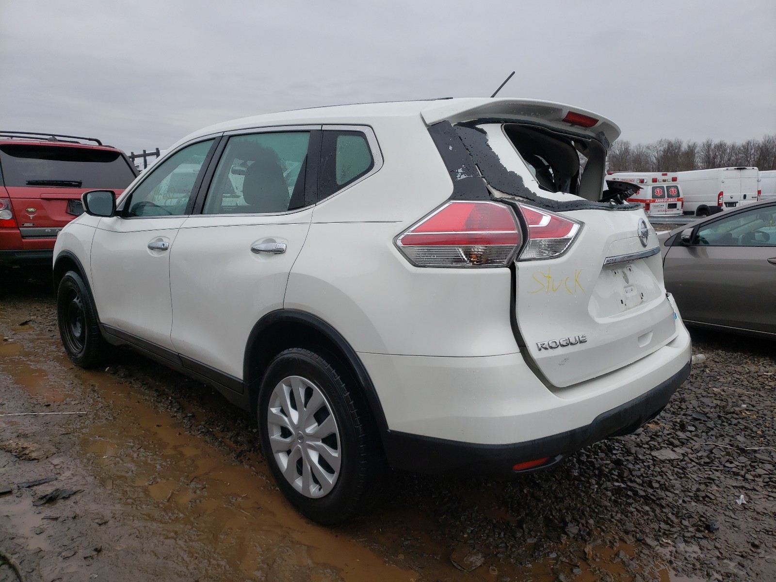 Photo 3 from auction – 2014 NISSAN ROGUE S with VIN 5N1AT2MV4EC775559