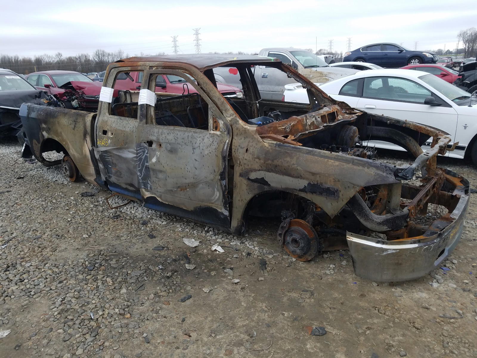 DODGE RAM 1500 2011 with VIN 1D7RB1GK6BS526483 - Photo from auction