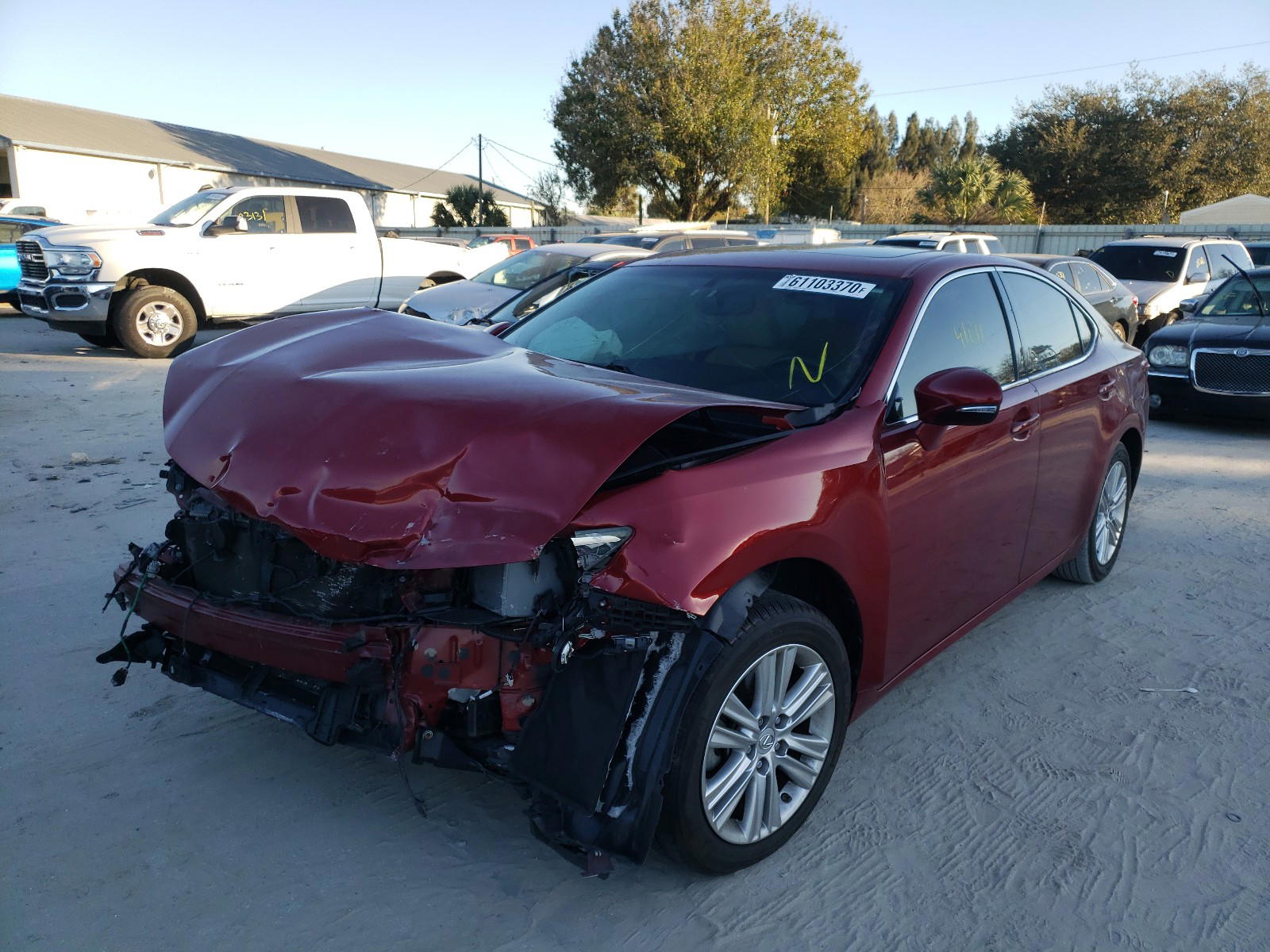 Photo 2 from auction – 2015 LEXUS ES 350 with VIN JTHBK1GG1F2202028