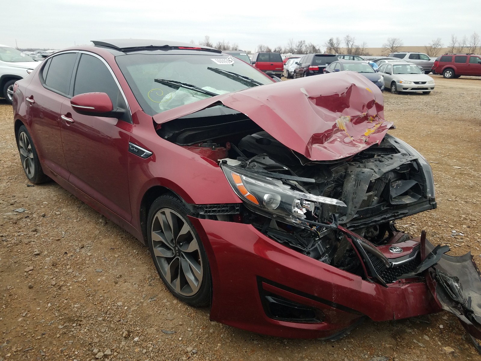KIA OPTIMA SX 2015 z numerem VIN 5XXGR4A66FG407889 - Zdjęcie z aukcji