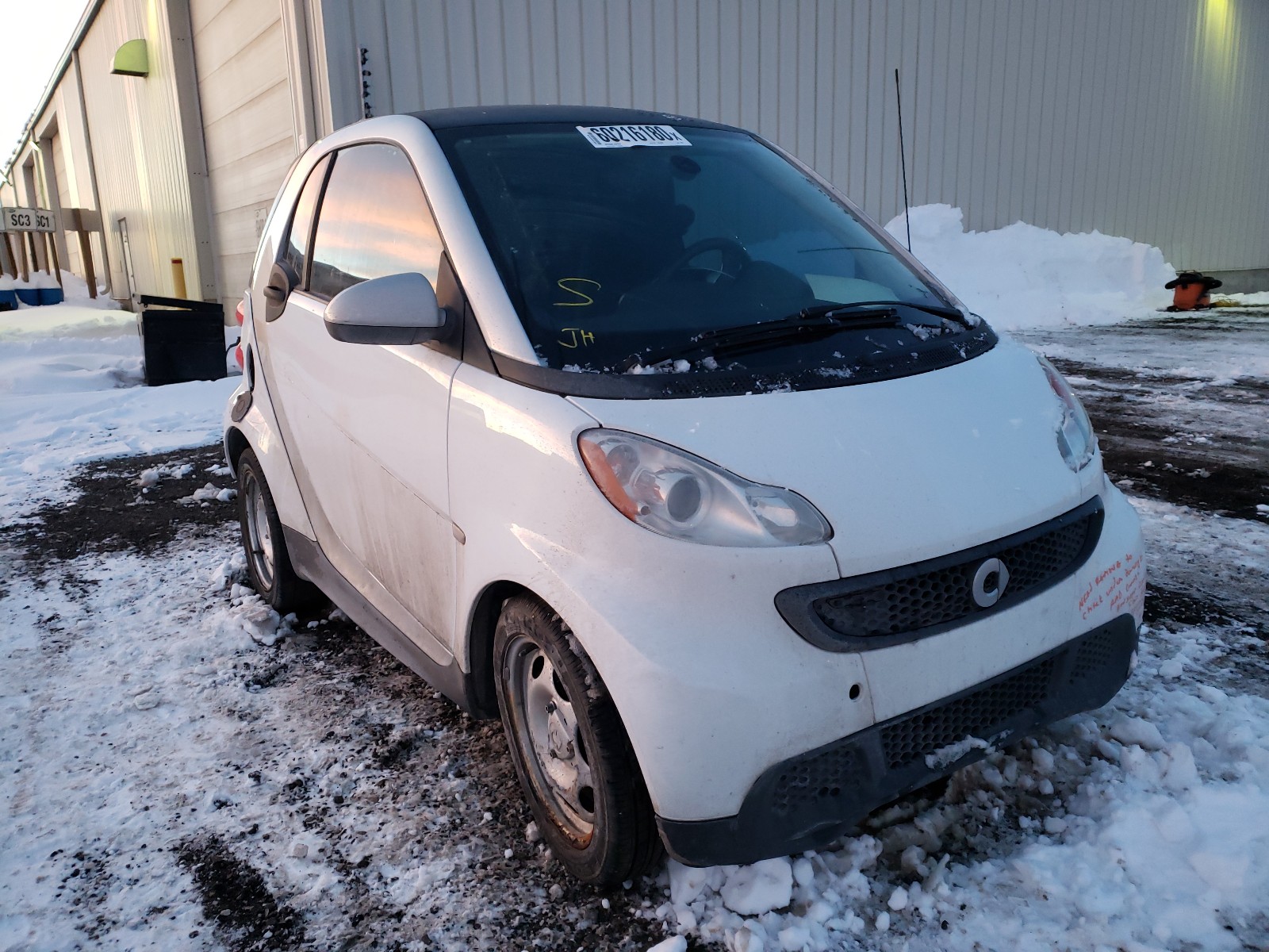 SMART FORTWO PUR 2013 with VIN WMEEJ3BA5DK719587 - Photo from auction