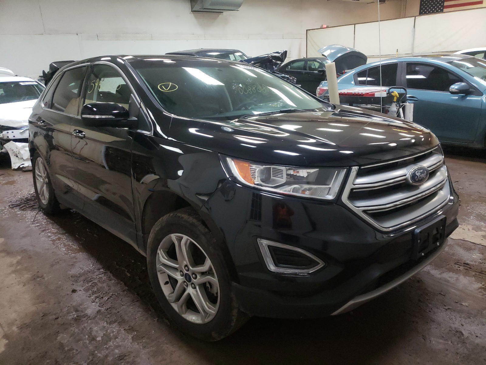 FORD EDGE TITAN 2018 with VIN 2FMPK4K84JBC02466 - Photo from auction