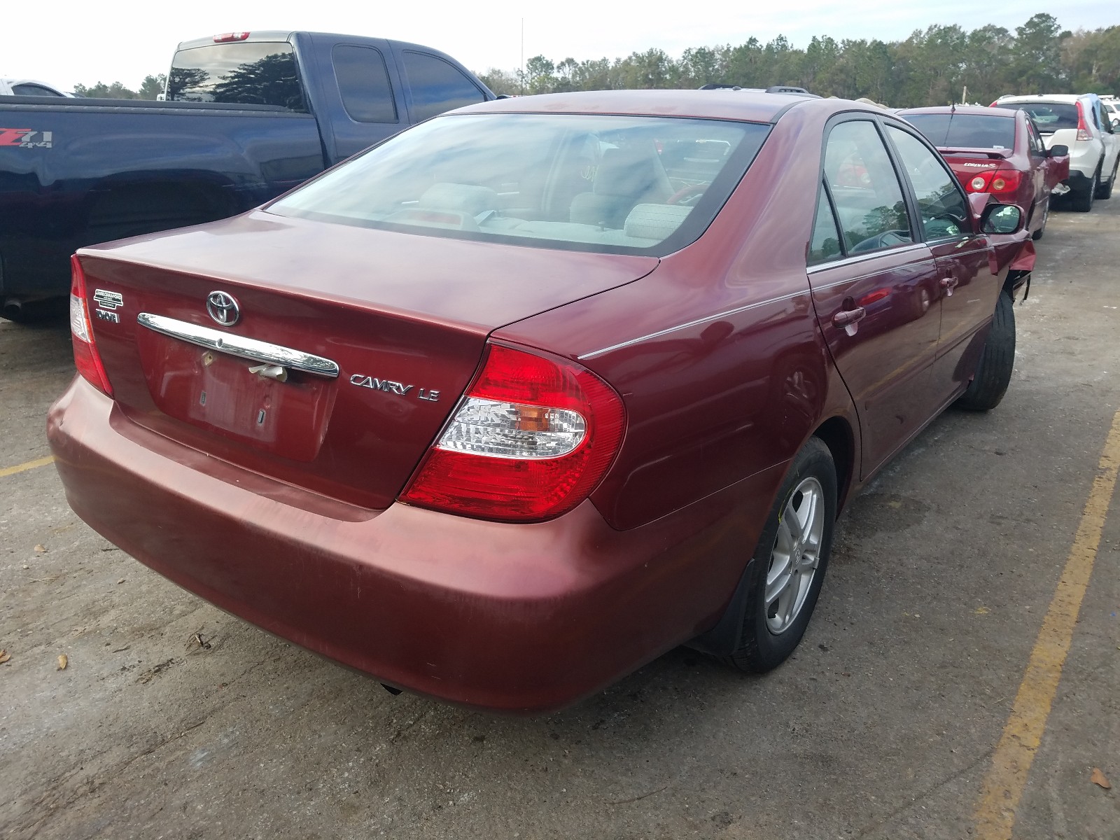 Photo 4 from auction – 2004 TOYOTA CAMRY LE with VIN 4T1BE32KX4U280627