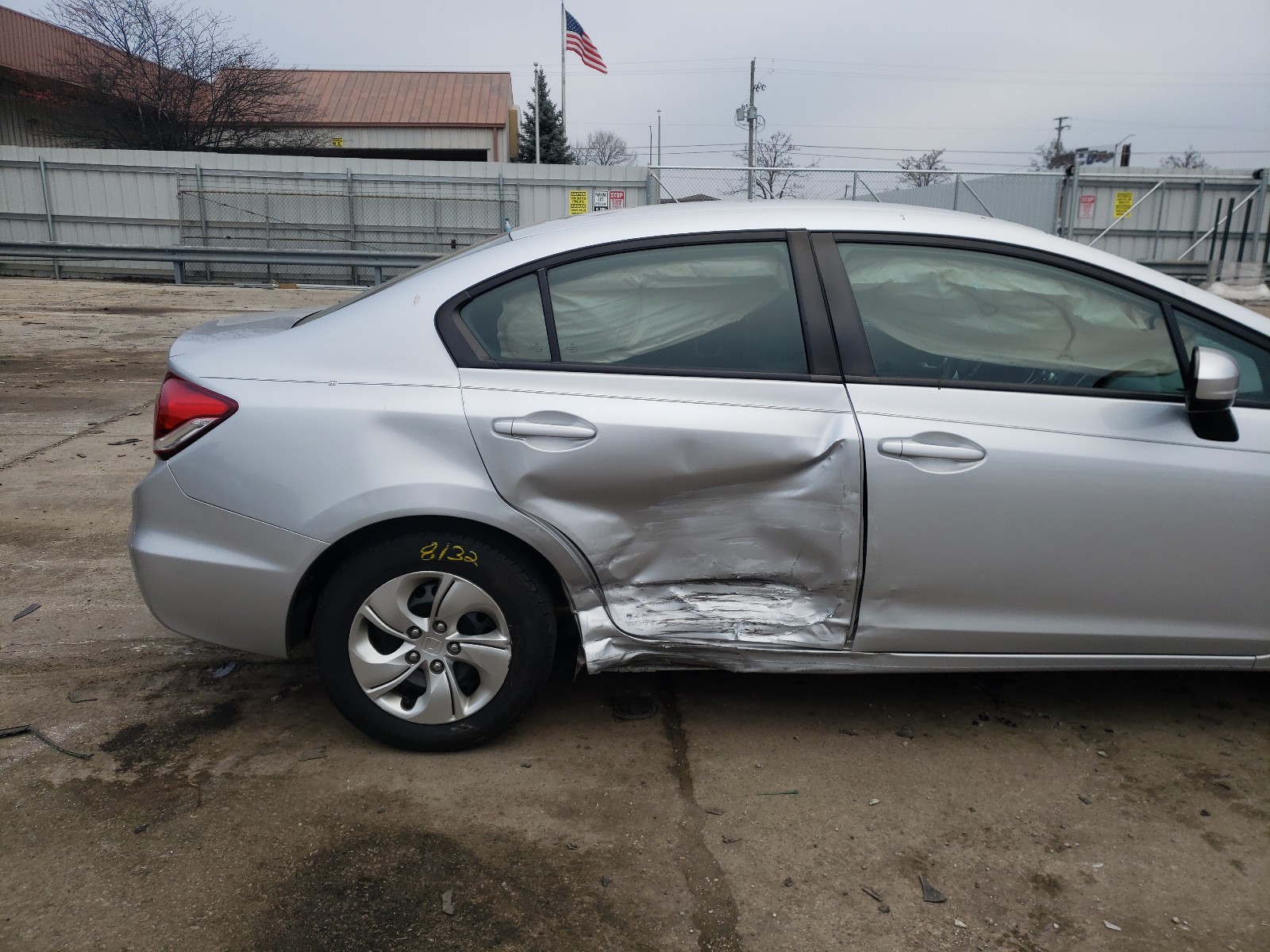 Photo 9 from auction – 2014 HONDA CIVIC LX with VIN 2HGFB2E50EH557547