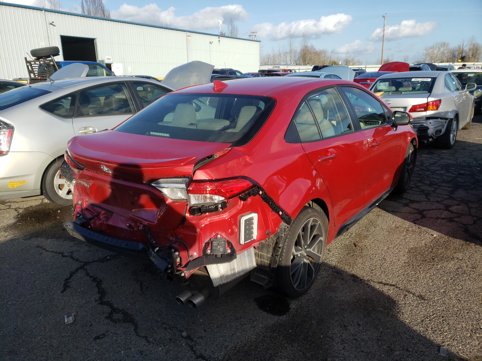 Photo 4 from auction – 2020 TOYOTA COROLLA SE with VIN JTDP4RCE2LJ024734