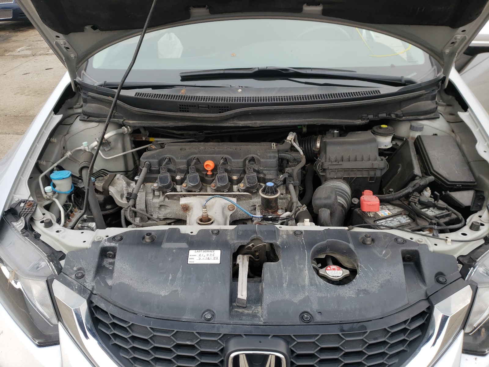 Photo 7 from auction – 2014 HONDA CIVIC LX with VIN 2HGFB2E50EH557547