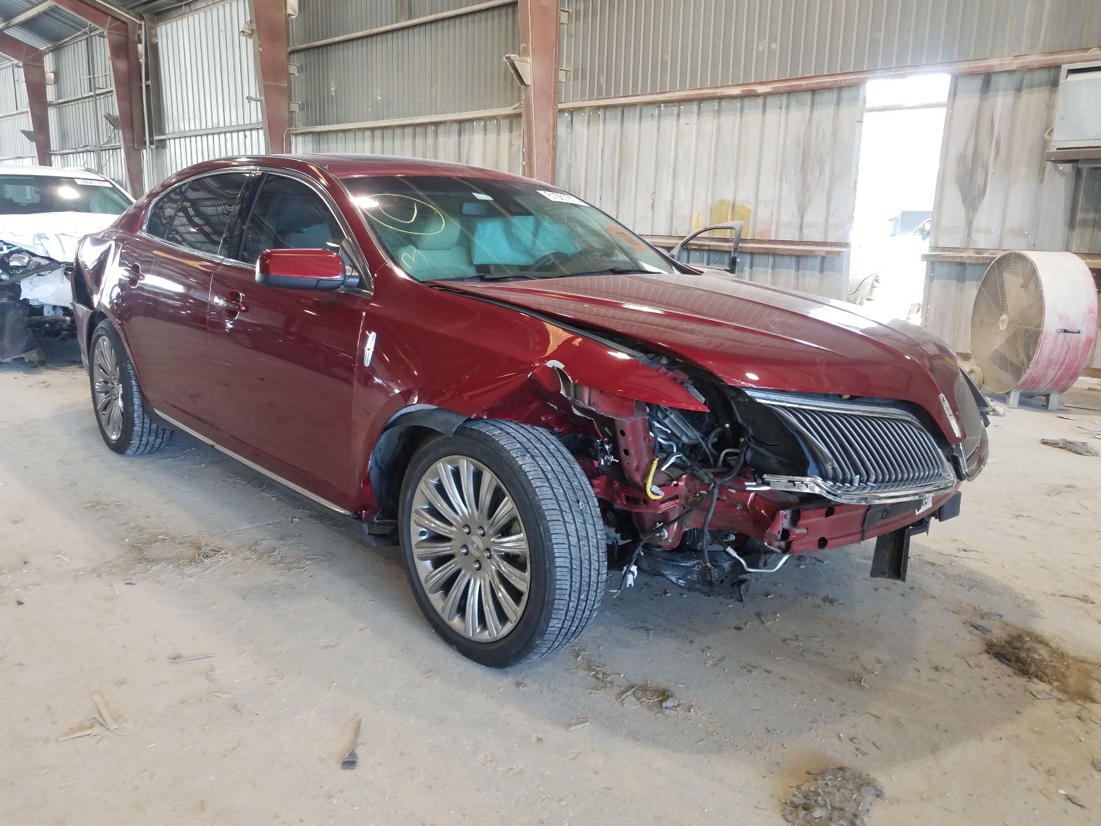 LINCOLN MKS 2014 with VIN 1LNHL9DK7EG602592 - Photo from auction