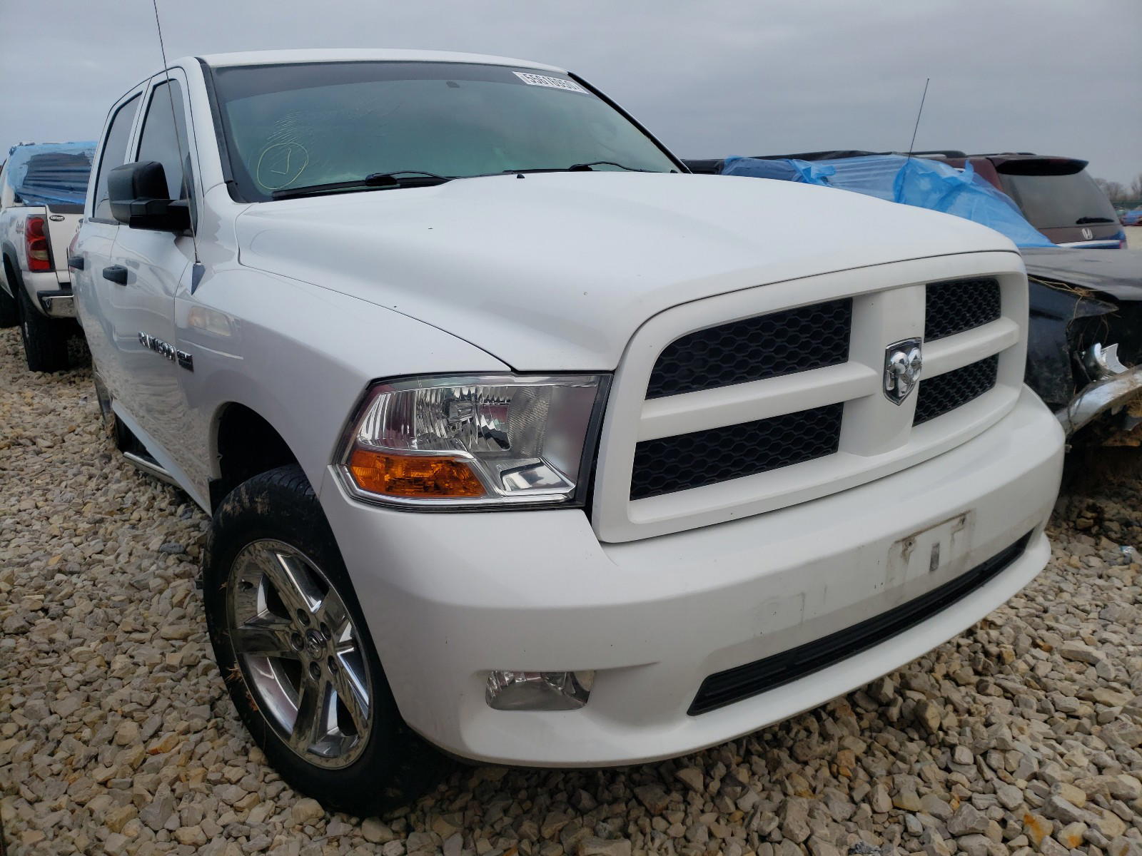 DODGE RAM 1500 S 2012 with VIN 1C6RD7KT6CS284195 - Photo from auction