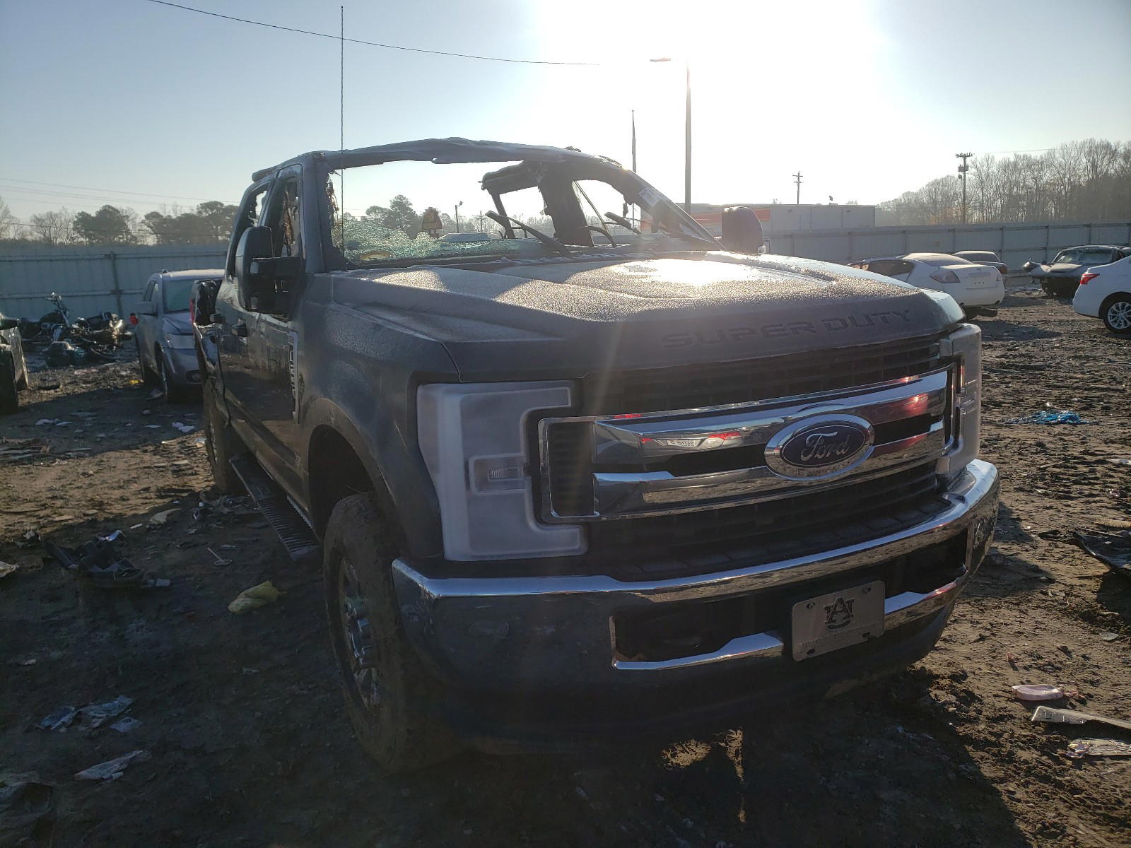 FORD F250 SUPER 2018 with VIN 1FT7W2B69JEC16752 - Photo from auction