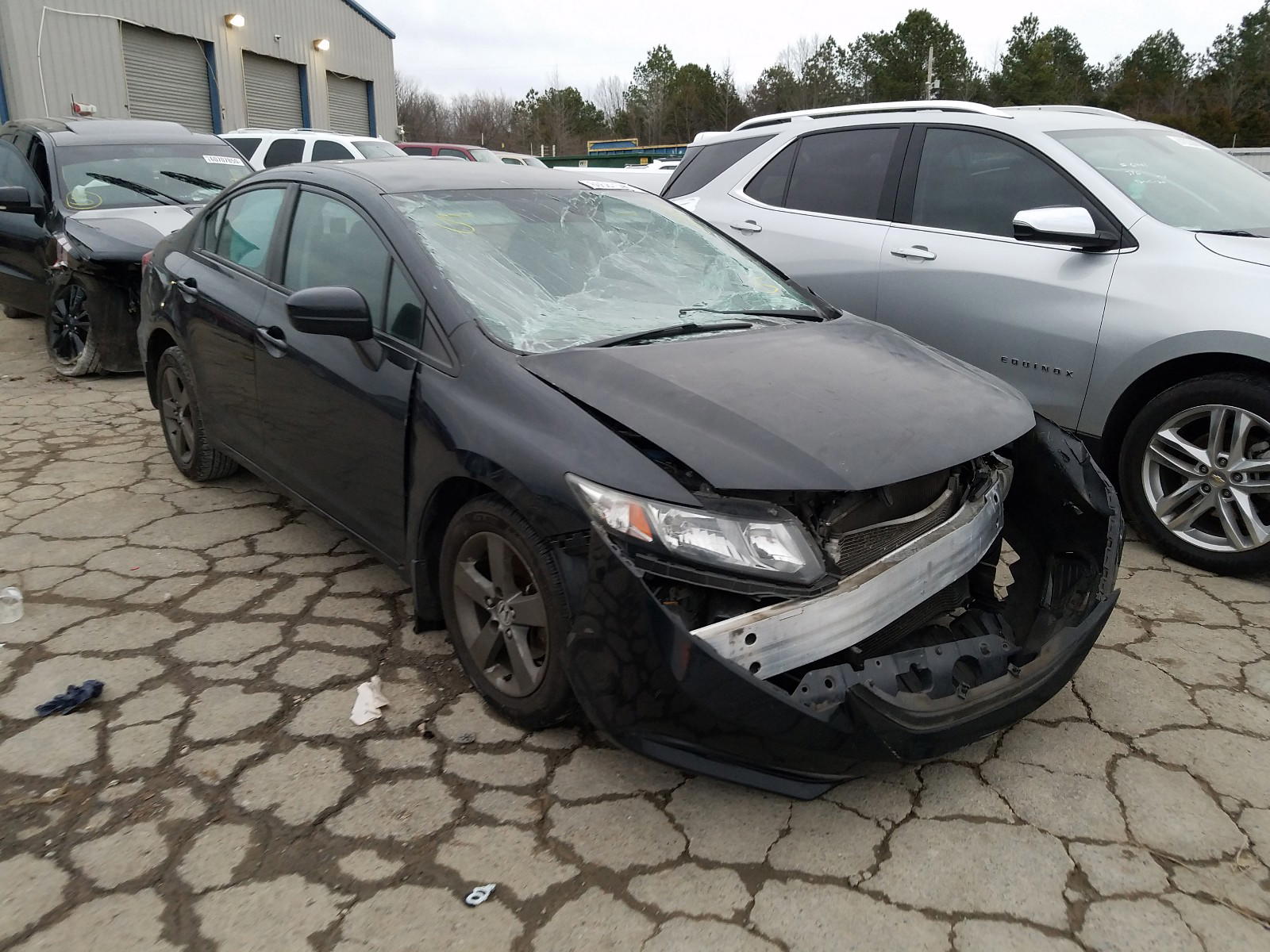 HONDA CIVIC LX 2015 with VIN 19XFB2F56FE094050 - Photo from auction