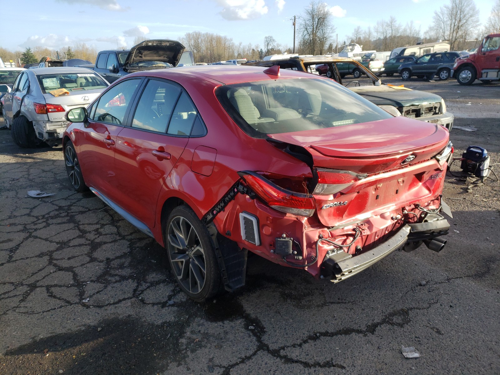Photo 3 from auction – 2020 TOYOTA COROLLA SE with VIN JTDP4RCE2LJ024734