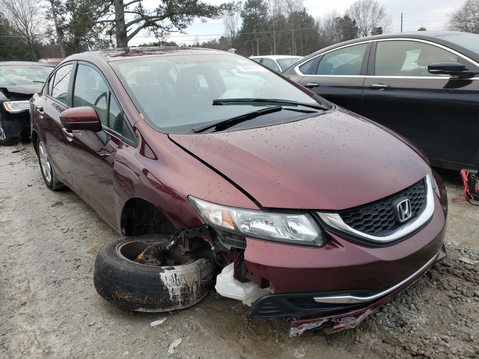 HONDA CIVIC 2014 with VIN 19XFB2F54EE231842 - Photo from auction