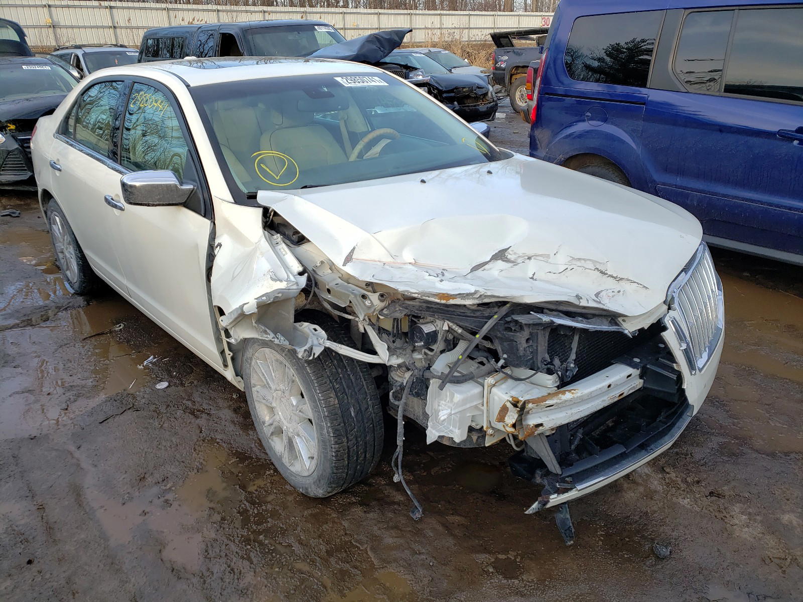 LINCOLN MKZ 2012 with VIN 3LNHL2JC7CR801765 - Photo from auction