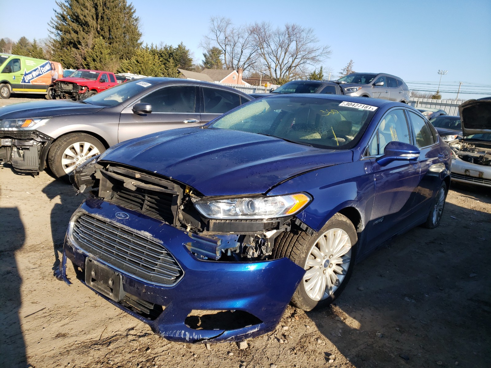 Photo 2 from auction – 2013 FORD FUSION SE with VIN 3FA6P0LU7DR167794