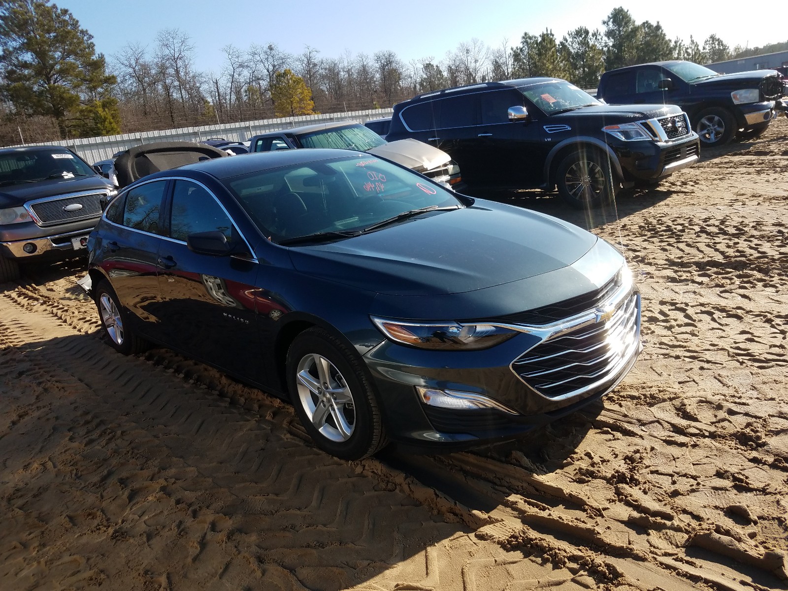 CHEVROLET MALIBU LS 2019 with VIN 1G1ZB5ST0KF124445 - Photo from auction