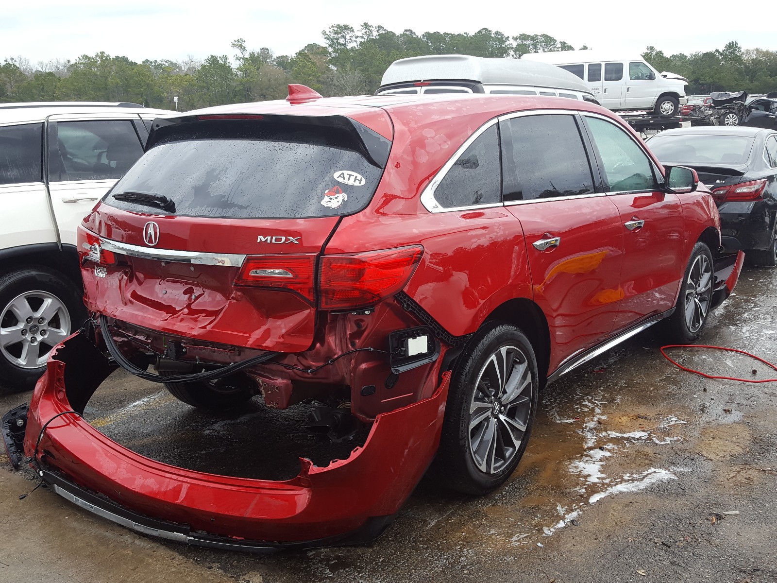 Photo 4 from auction – 2020 ACURA MDX TECHNO with VIN 5J8YD3H55LL002047