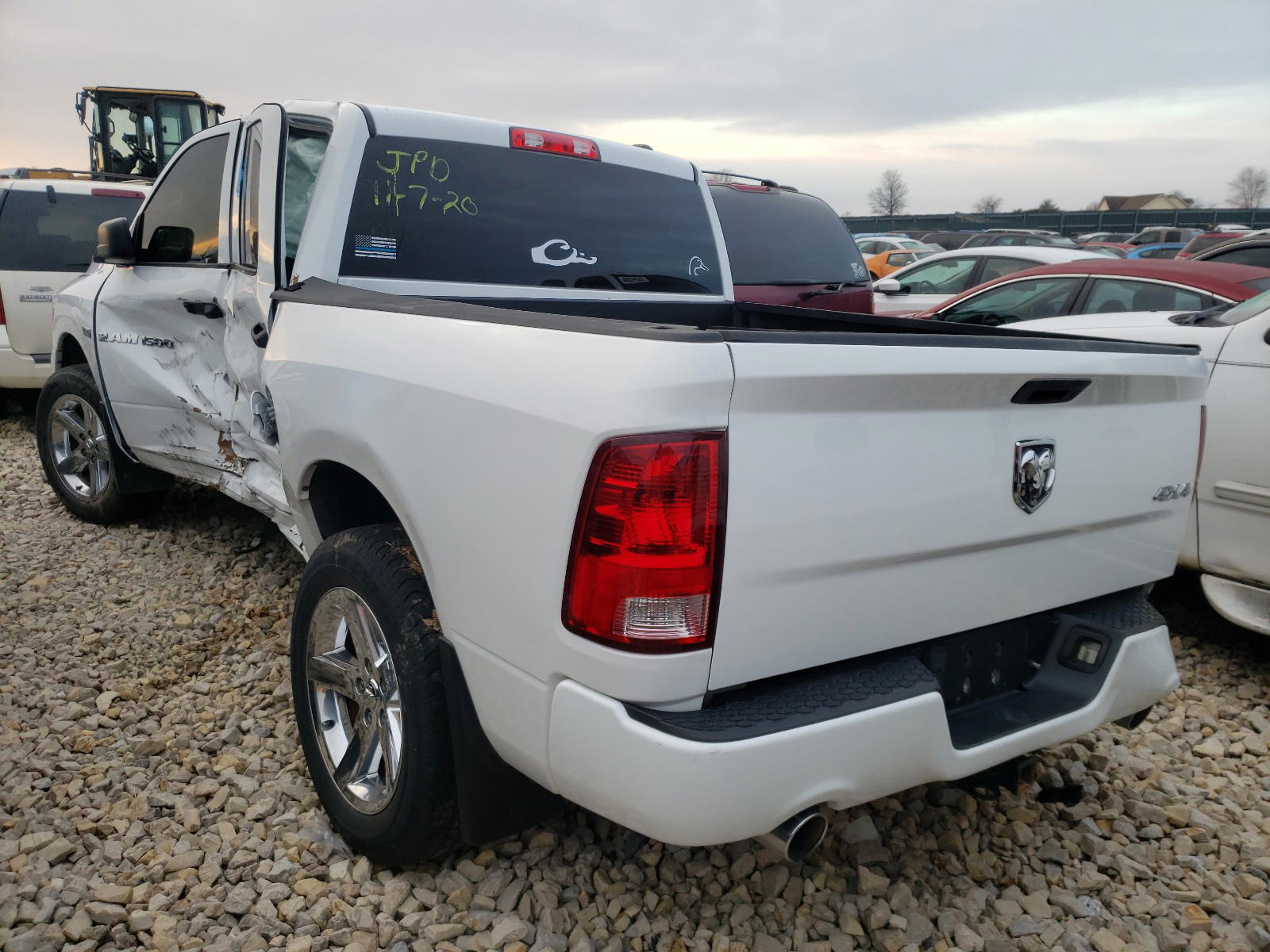 Photo 3 from auction – 2012 DODGE RAM 1500 S with VIN 1C6RD7KT6CS284195