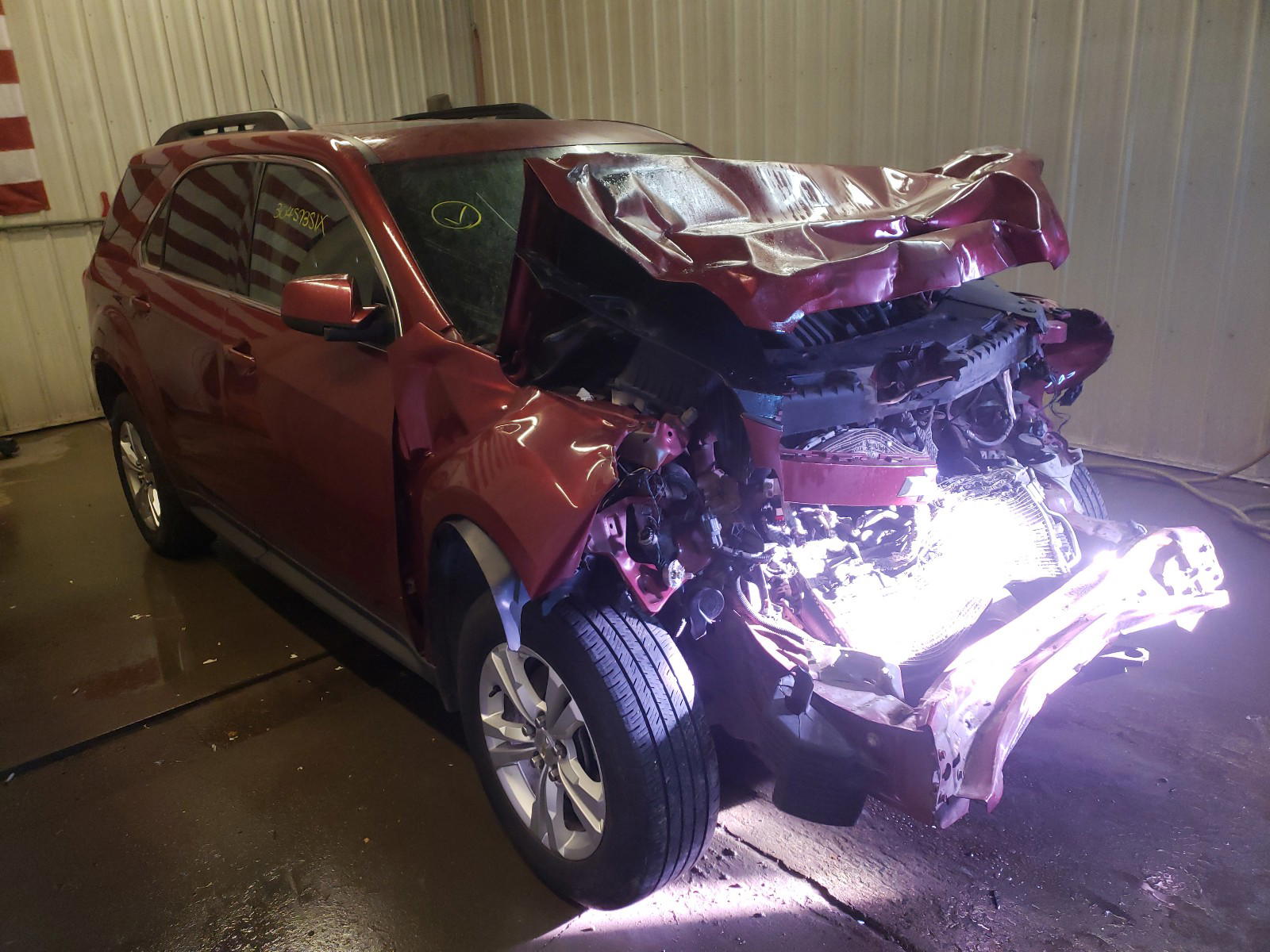CHEVROLET EQUINOX LT 2012 with VIN 2GNALDEK7C6370863 - Photo from auction