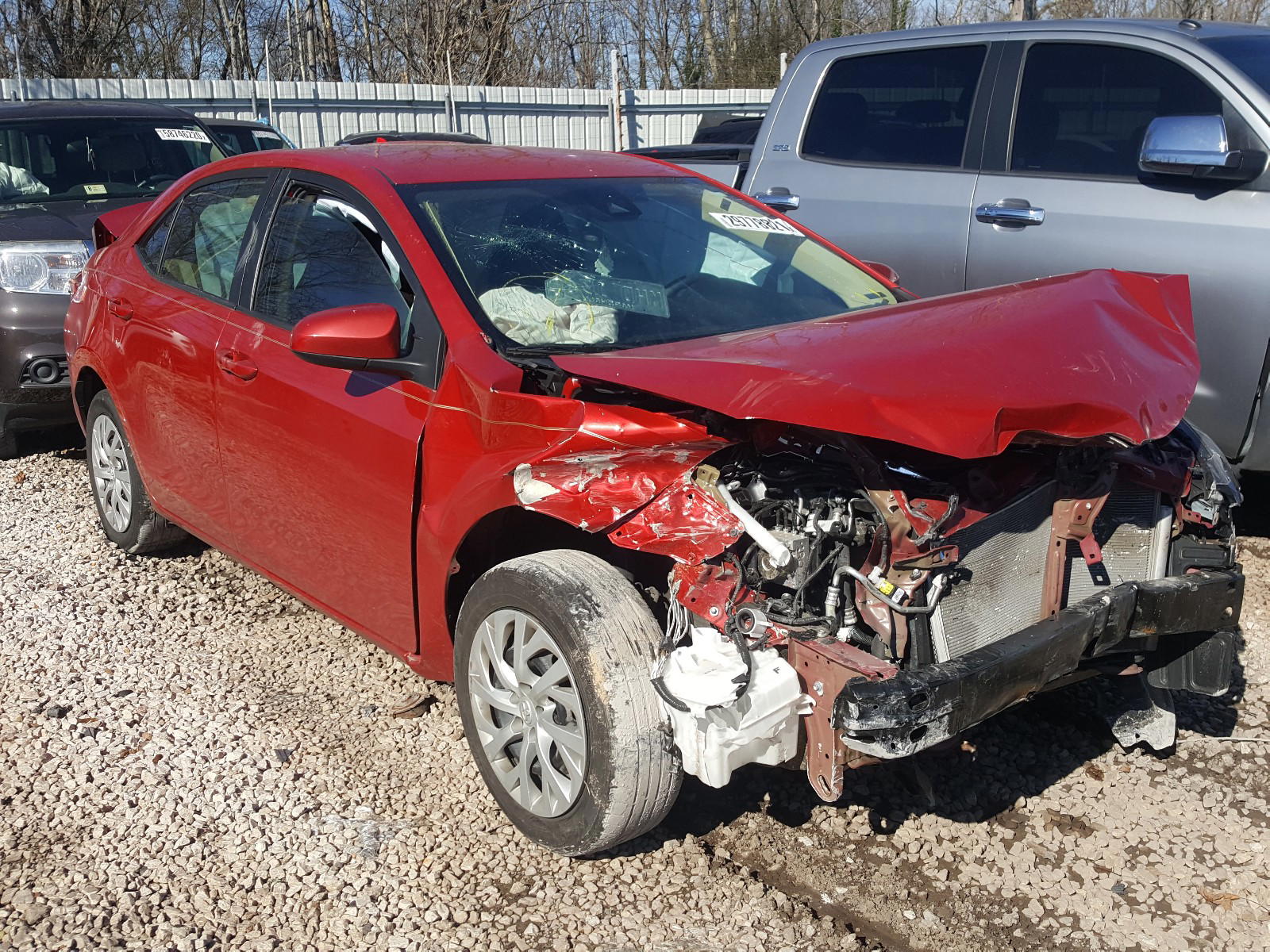 TOYOTA COROLLA 2018 with VIN 5YFBURHE3JP849953 - Photo from auction