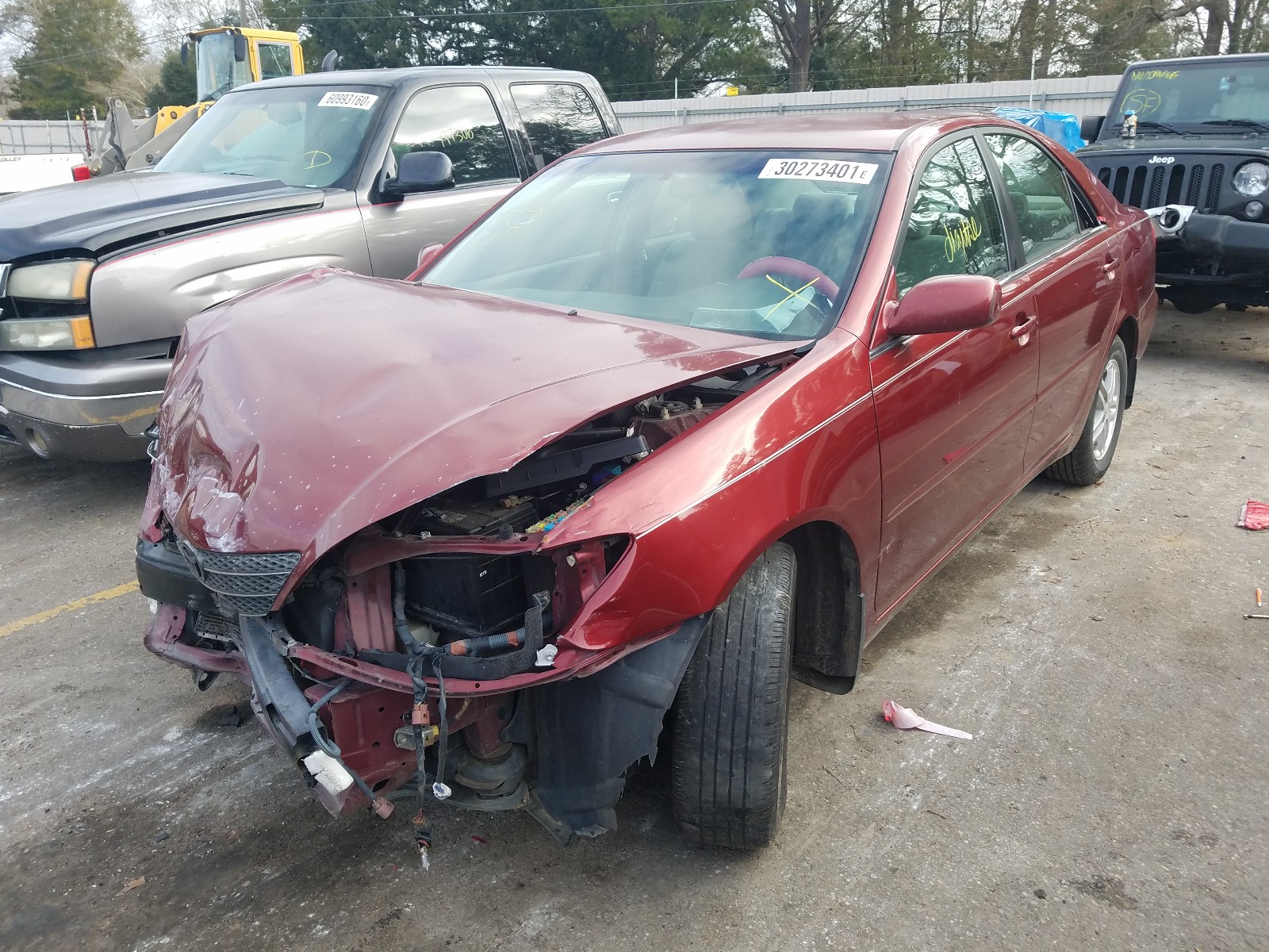 Photo 2 from auction – 2004 TOYOTA CAMRY LE with VIN 4T1BE32KX4U280627