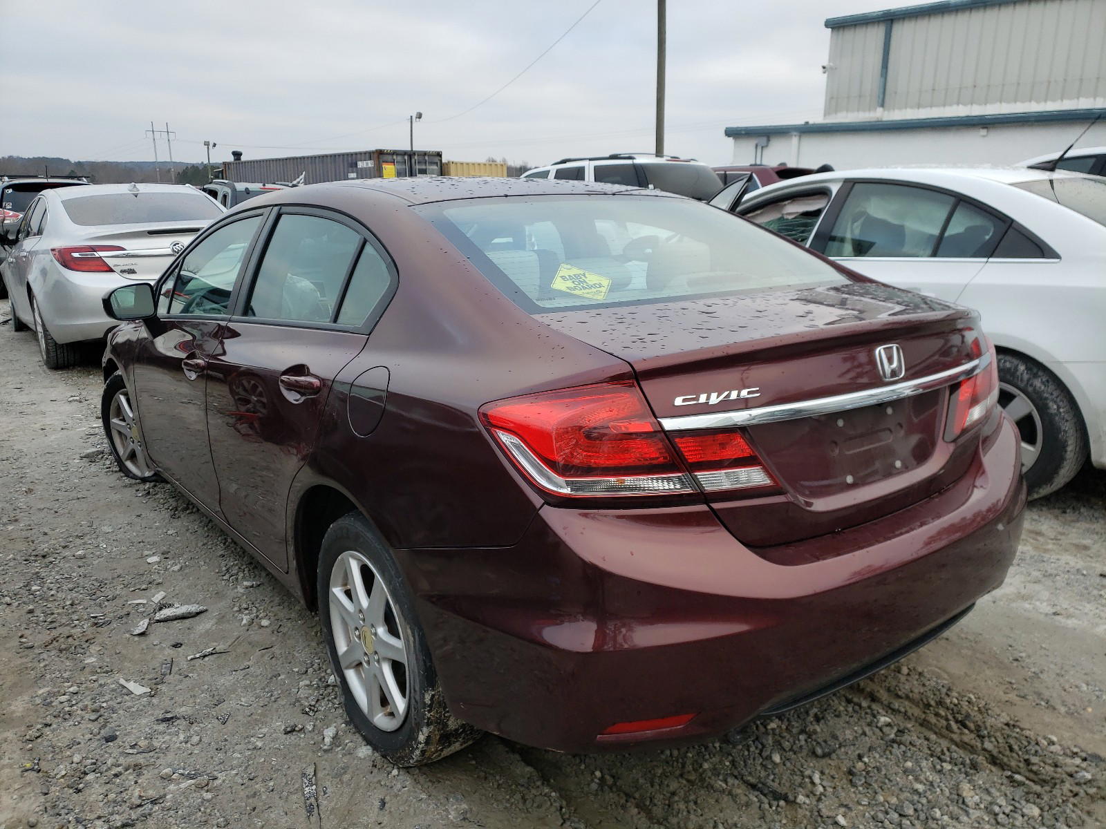 Photo 3 from auction – 2014 HONDA CIVIC with VIN 19XFB2F54EE231842
