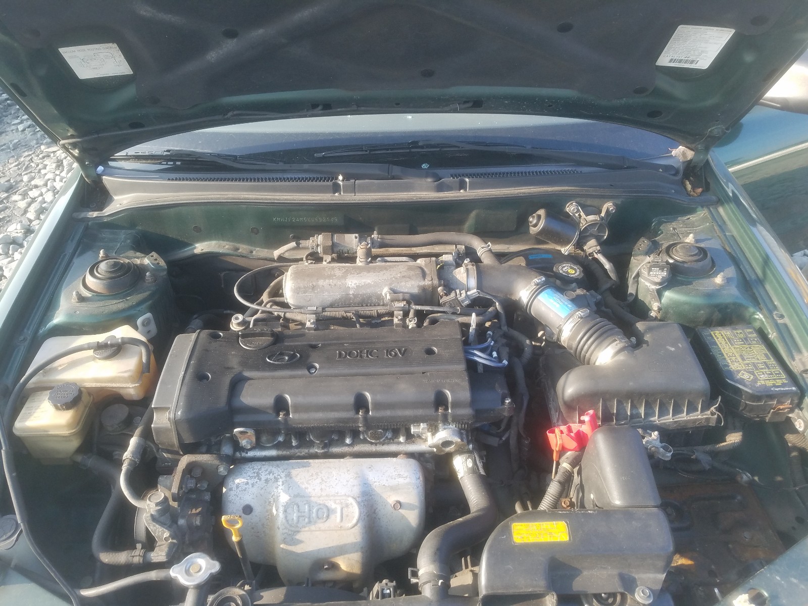 Photo 7 from auction – 1998 HYUNDAI ELANTRA with VIN KMHJF24M5WU692149