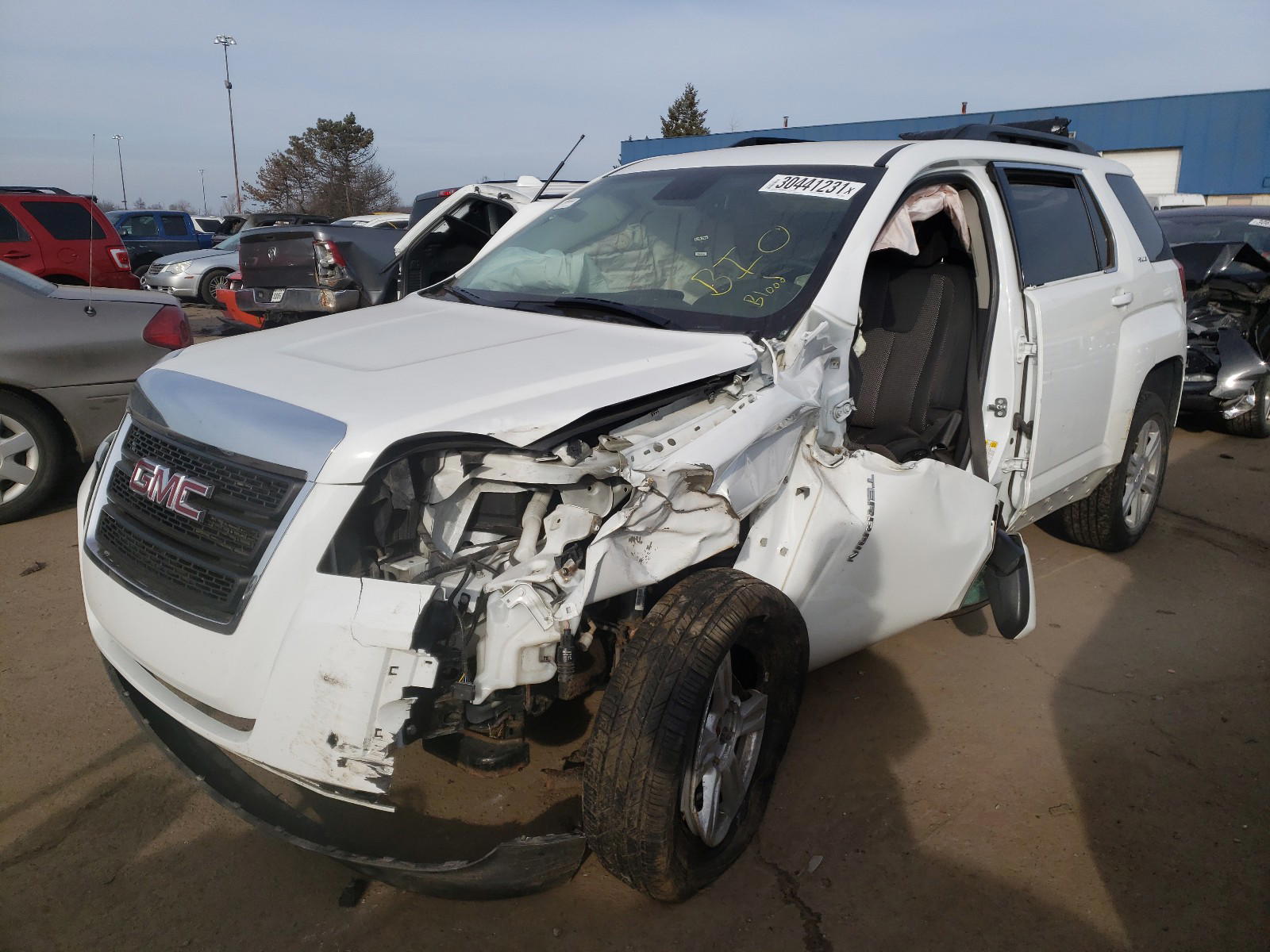 Photo 2 from auction – 2014 GMC TERRAIN SL with VIN 2GKFLWEK2E6249322