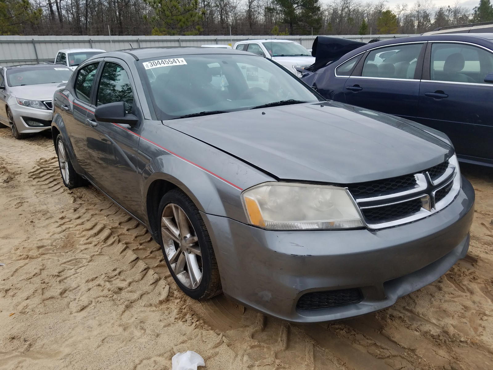 DODGE AVENGER SE 2012 with VIN 1C3CDZAG7CN329890 - Photo from auction
