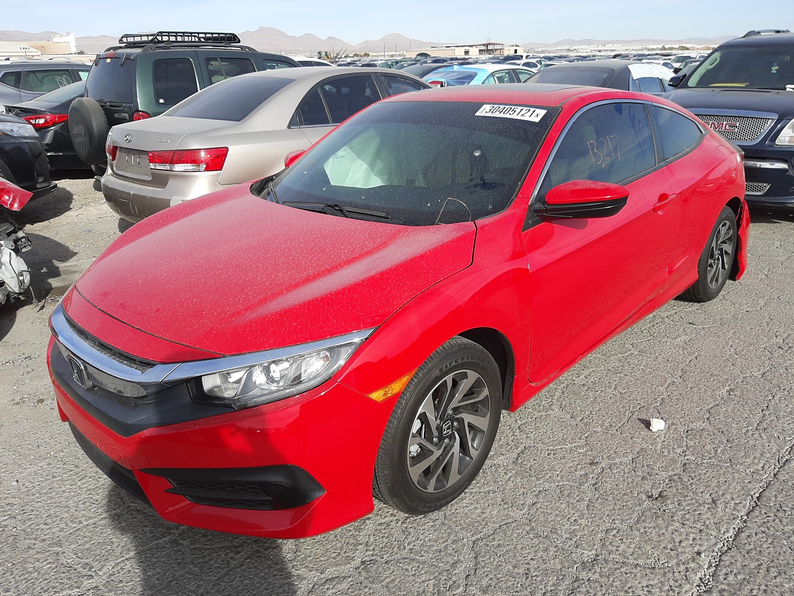 Photo 2 from auction – 2016 HONDA CIVIC LX with VIN 2HGFC4B00GH315670