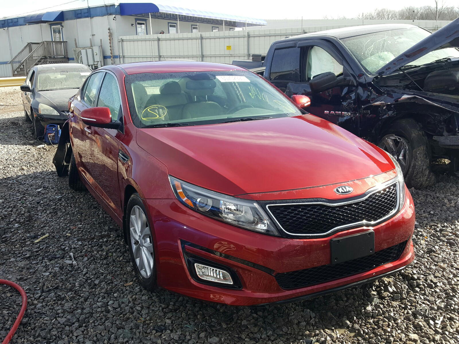 KIA OPTIMA EX 2014 with VIN 5XXGN4A78EG270344 - Photo from auction