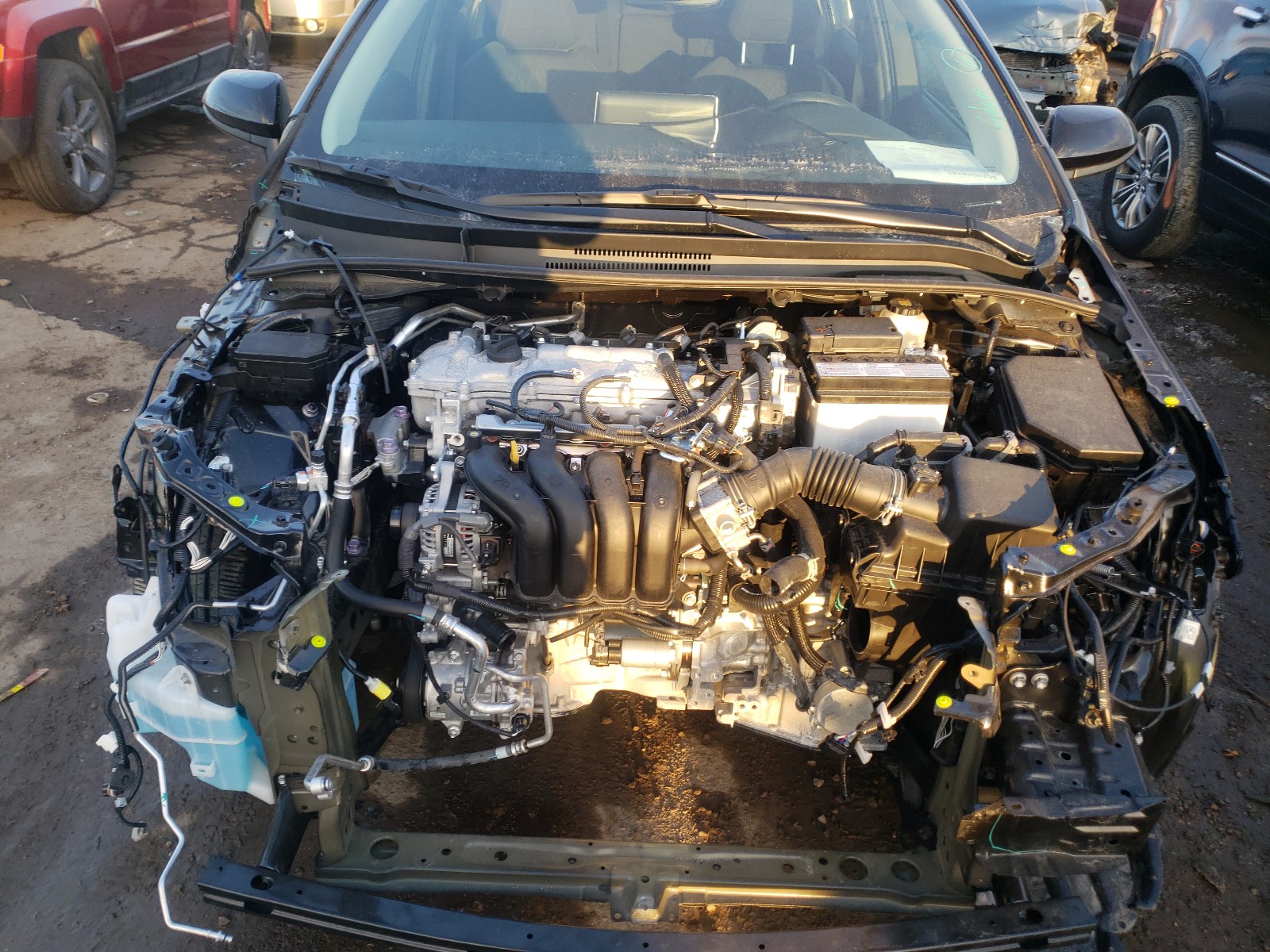Photo 7 from auction – 2021 TOYOTA COROLLA LE with VIN 5YFHPMAE0MP163971