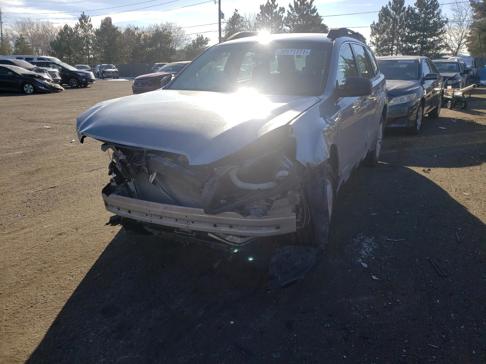 Photo 2 from auction – 2011 SUBARU OUTBACK 2. with VIN 4S4BRCACXB3438031