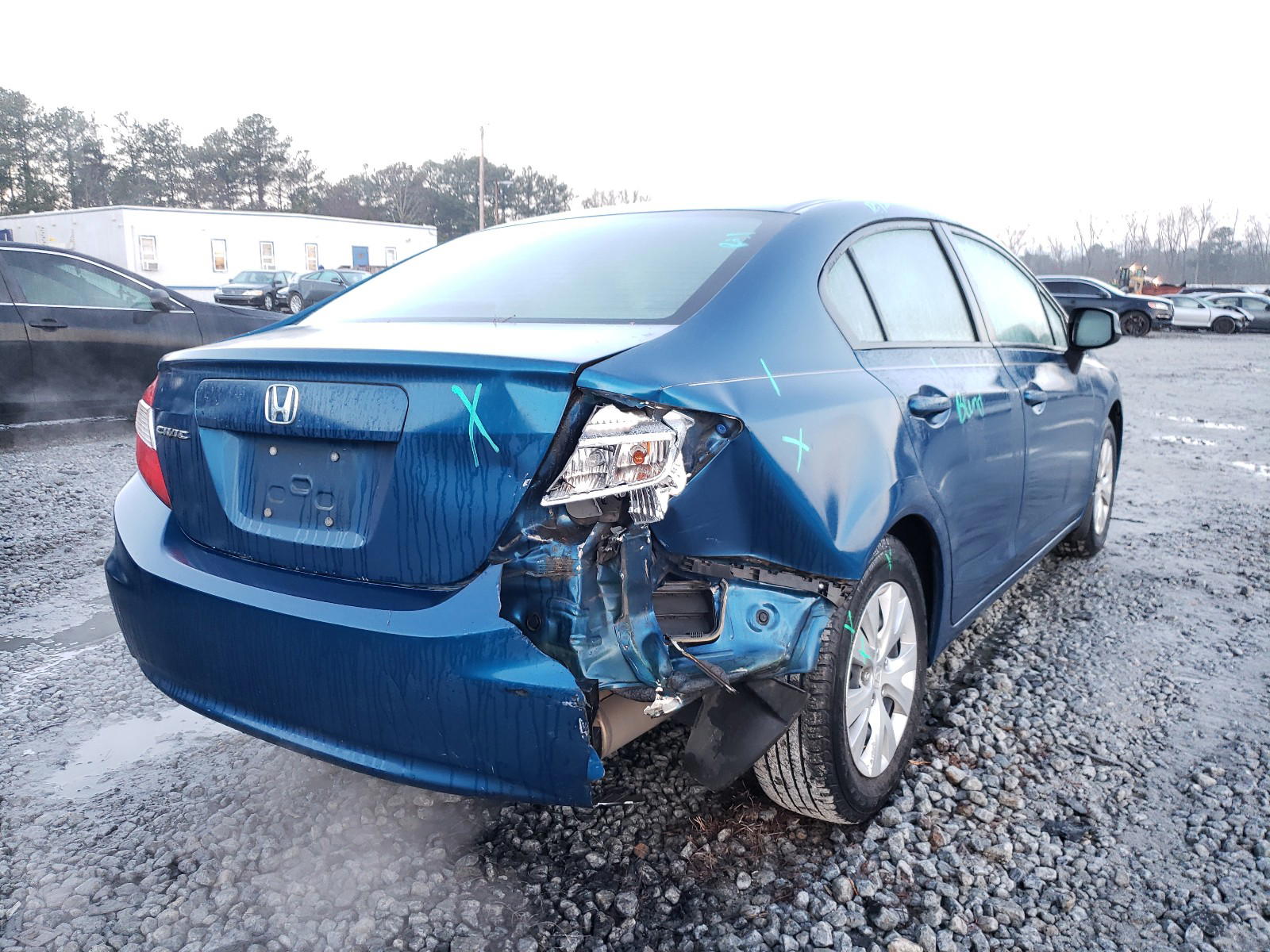 Photo 4 from auction – 2012 HONDA CIVIC LX with VIN 19XFB2F59CE060423
