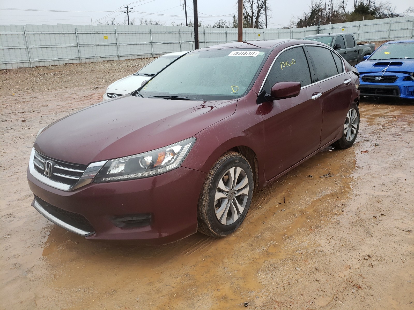 Photo 2 from auction – 2015 HONDA ACCORD LX with VIN 1HGCR2F32FA175158